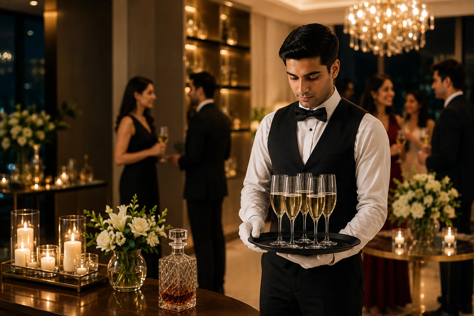 Complete Guide to Luxury Event Staffing: How Many Staff Do You Need for Weddings, Parties & Corporate Events?