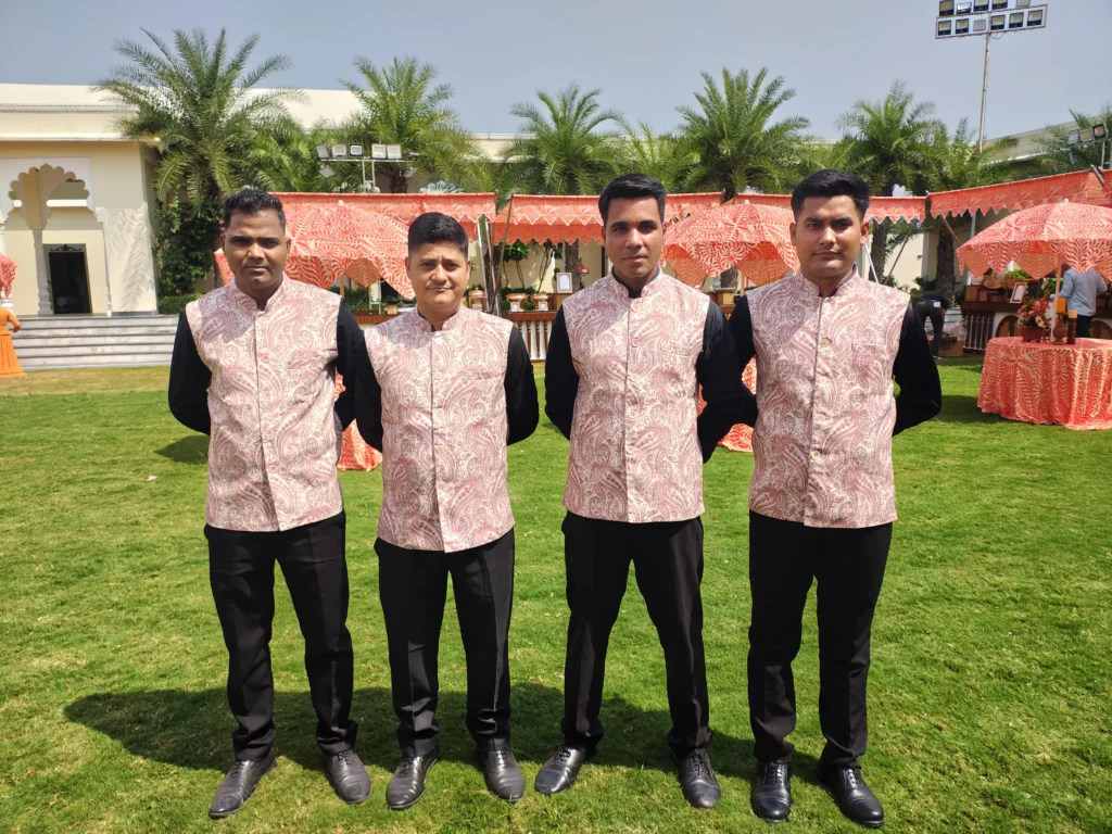 waiters for wedding