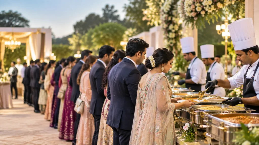 wedding buffet staffing